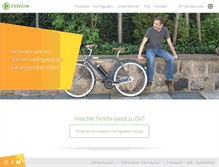 Tablet Screenshot of pendix.de